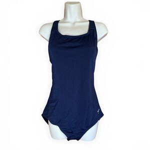 Speedo Women's Endurance Ultraback Moderate cut Swimsuit Size 12 Navy Blue